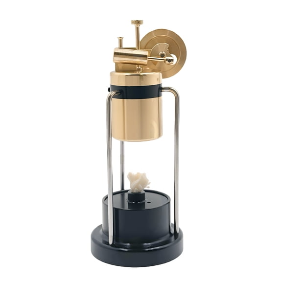 Retro Mini Hot Live Steam Engine Model, Three-legged Swing Steam Engine Model, STEM Educational Gift for Collectors