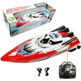 thumbnail image 1 of serony Remote Control Boat Model Toy With same time. Stable Frequency For Kids Races Not Easy To Be Disturbed By, 1 of 6