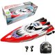 thumbnail image 1 of Bewildely Emocionante juguete eléctrico de carrera de barcos con Control remoto para niños de hasta 15 km/h, modelo de barco de alta velocidad, Embarcaciones y Embarcaciones Radio Control rojo, 1 of 6