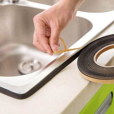 Kitchen Self-Sealing Adhesive Tape Sealing Strip for Countertop Gaps, Sink Edges, and Cabinets, Easy to Install Waterproof Tape for Home and Kitchen Use, Durable and Flexible.
