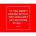 thumbnail image 2 of ArtsyQuotes 18x15 Gold Ornate Wood Framed with Double Matting Museum Art Print Titled - Dr. Dre Quote: Sincere with It, 2 of 4