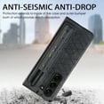 thumbnail image 5 of Nalacover for Samsung Galaxy Z Fold 5 Slim PU Leather Case with S Pen Holder Wristband Strap, Rugged Shockproof Anti-Scratches Protective Phone Cover for Samsung Galaxy Z Fold 5, Black, 5 of 10