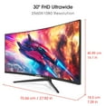 thumbnail image 3 of Sceptre New Curved 30-inch Gaming monitor up to 200Hz 1800R 2025, 3 of 5