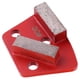 thumbnail image 3 of Almohadilla de pulido trapezoidal, 3 piezas Raspador de unión de metal para piso de diamante trapezoidal Raspador de piso de diamante impulsado por el rendimiento, 3 of 8