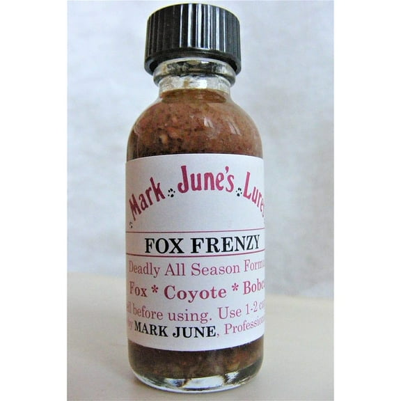 Fox Frenzy, All season lure for red and grey fox, badgers, coyotes, bobcat, lynx, and most main predators.
