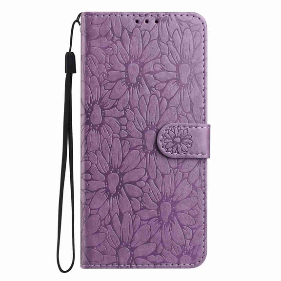 Allytechgroup For Motorola Moto G 5G (2025) Flip Case Cover with Cash Slot, Card Pocket, Shock-Absorbent Protection, Purple
