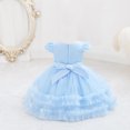 thumbnail image 6 of IROINNID Toddler Girl Birthday Party Dress Tutu Sleeveless Mesh Toddler Girl Dress 12M, 6 of 6