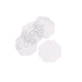 thumbnail image 5 of 4PCS 8.6 Inch Doilies Crochet Round Lace Doily Handmade Placemats Cotton Crocheted Coasters (White) js, 5 of 5