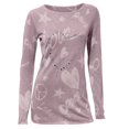 thumbnail image 3 of Vedolay Cropped Sweater Womens Fall Pullover Sweaters Casual Crew Neck Long Sleeve Lightweight Tops,Pink S, 3 of 5