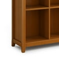 thumbnail image 3 of Simpli Home Bibliothèque et Unité à 9 Cubes en Bois Acadien, Brun Doré Pâle, 3 of 7