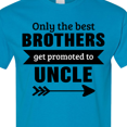 thumbnail image 4 of Inktastic Only the Best Brothers Get Promoted to Uncle T-Shirt, 4 of 5