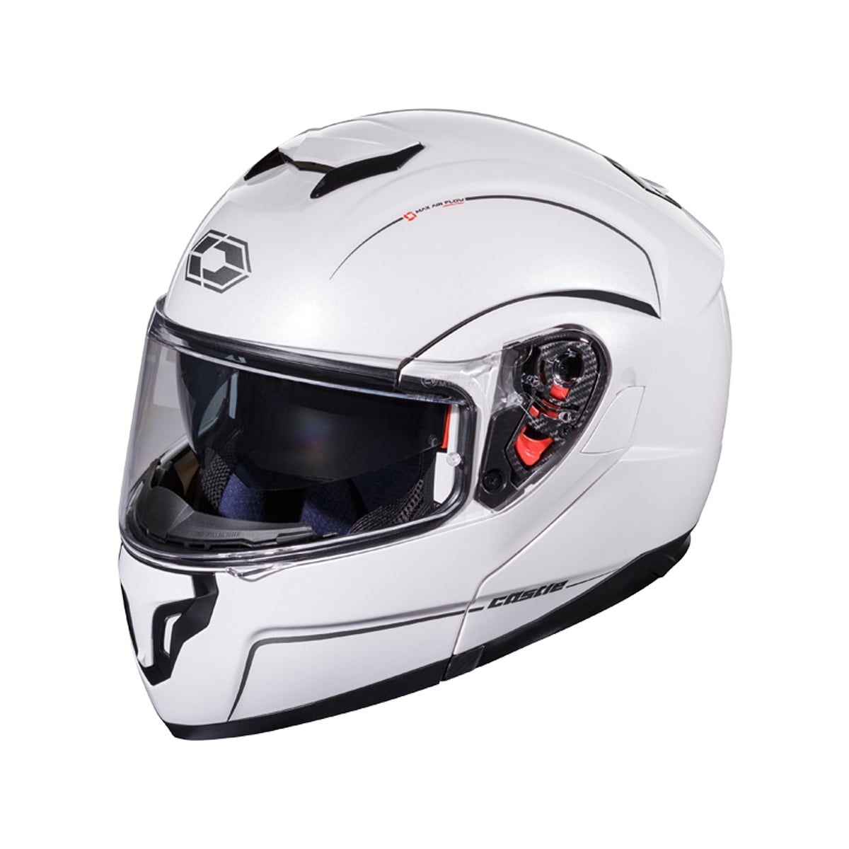 Castle X, Adult Modular Motorcycle Helmet DOT ATOM SV SOLID - Walmart.com