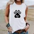 thumbnail image 2 of Verano mujer moda cuello redondo impreso sin mangas casual camisetas sin mangas Fridja gh5133, 2 of 5