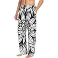 thumbnail image 6 of Vsdgher Mandala Floral Line Art Mens Pajama Pants Sleep & Lounge Pants, PJ Pants-X-Large, 6 of 6