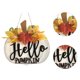 thumbnail image 2 of Decoración de calabaza colgante de Acción de Gracias para el jardín de la casa de campo (blanco 30*30cm), 2 of 6