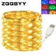 thumbnail image 2 of Guirnalda de luces LED de cobre con USB, resistente al agua, de 10 m y 20 m, para Navidad, bodas, fiestas, vacaciones, 2 of 5
