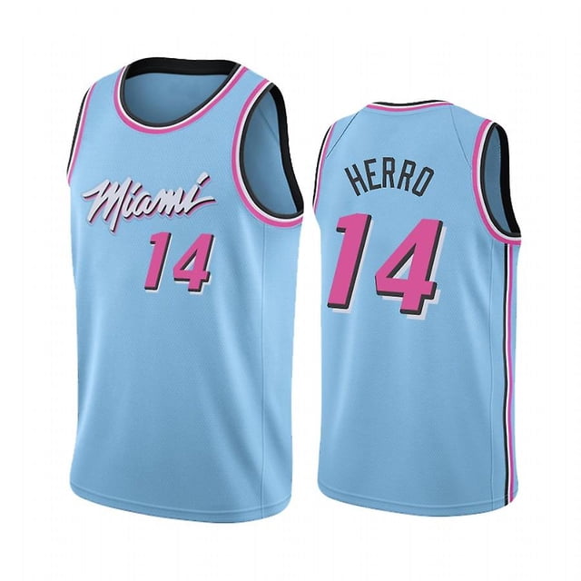 Camiseta Miami Heat No. 14 Tyler Herro-M- BmatwkZeng Bmatwe Jersey