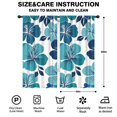 thumbnail image 2 of Blackout Kids Curtains,Blue Pioneer Flower Childrens Insulated Curtains Set Of 2,Bedroom Essentials,Toddler Room Decor 42x84in(106x213cm), 2 of 4