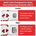 thumbnail image 2 of Portable Door Lock 2Pack Extra Lock for Additional Privacy and Safety in Home,Hotel and Apartment,Prevent Unauthorized Entry,Protect Family Security in Traveling,Home,Bedroom,Hotel,Apartment,AirBNB, 2 of 5