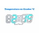 thumbnail image 4 of Reloj Digital Pared o Buro Color Azul Temperatura Alarma Hogar, 4 of 6