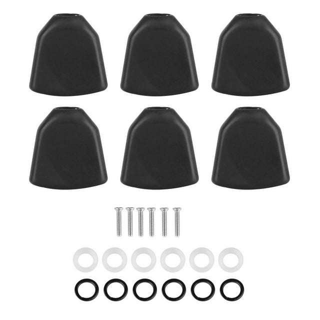 FAGINEY 6 Pcs/ Ensemble Têtes de Pegs de Réglage en Acrylique pour Guitare, Bouton de Peg de Réglage, Bouton de Peg de Réglage en Acrylique