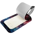 thumbnail image 2 of Square 2Pack PU Leather Galaxy Cruise Luggage Tag with Privacy Cover and Name ID Tag for Travel Handbags Backpacks Luggage Tags, 2 of 6