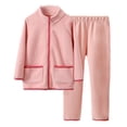 thumbnail image 3 of Girls Clothing Girls Sets Girls Pajama Set Winter Warm Kids Two Sleepwear Outfit Cozy Loungewear For Toddler And Children, 3 of 3