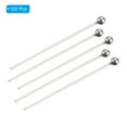 thumbnail image 3 of 100Pcs Silver Plated Ball Head Pins 30mm Wire Head Pins 22 Gauge Brass Head Pins for DIY Craft Jewelry Making, 3 of 5