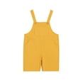 thumbnail image 2 of Coerni Little Boys Girls Twill Shortalls Toddler Kids Summer Bib Overall Shorts Straight Leg Loose Fit Cotton Short Overalls Romper, 2 of 9
