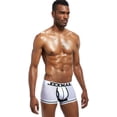 thumbnail image 4 of JOCKMAIL Men's Boxer Briefs Men Mesh U Pouch Underwear Underpants Cotton Pants Trunks Boxer Shorts, 4 of 7