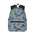 thumbnail image 1 of Fotbe Underwater Animals and Flowers Mochila Ligera Casual para Laptop para Hombres y Mujeres, Mochila Impermeable de Uso Diario, Mochila para Universidad, 1 of 6
