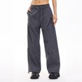 thumbnail image 2 of Womens Wide Leg Sweatpants Camo Cargo Pants for Women Wide Leg Pants Woman Women's Dress Pants for Work Women's Pants Casual High Waisted Cargo Pants Women, 2 of 7