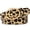 Tan, variant on Punplita Women Belt Faux Fur Belt Leopard Print with Statement Gold Buckle Chic Style