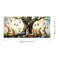 thumbnail image 3 of Boovnll Spring Wreath Fence Easter New Photo Material Photography Background Cloth, Easter Decorations, Easter Decor, 3 of 6