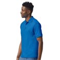thumbnail image 3 of Gildan DryBlend Jersey Polo for Men, Casual Short Sleeve Shirt, Moisture-Wicking, Royal, S, 3 of 7