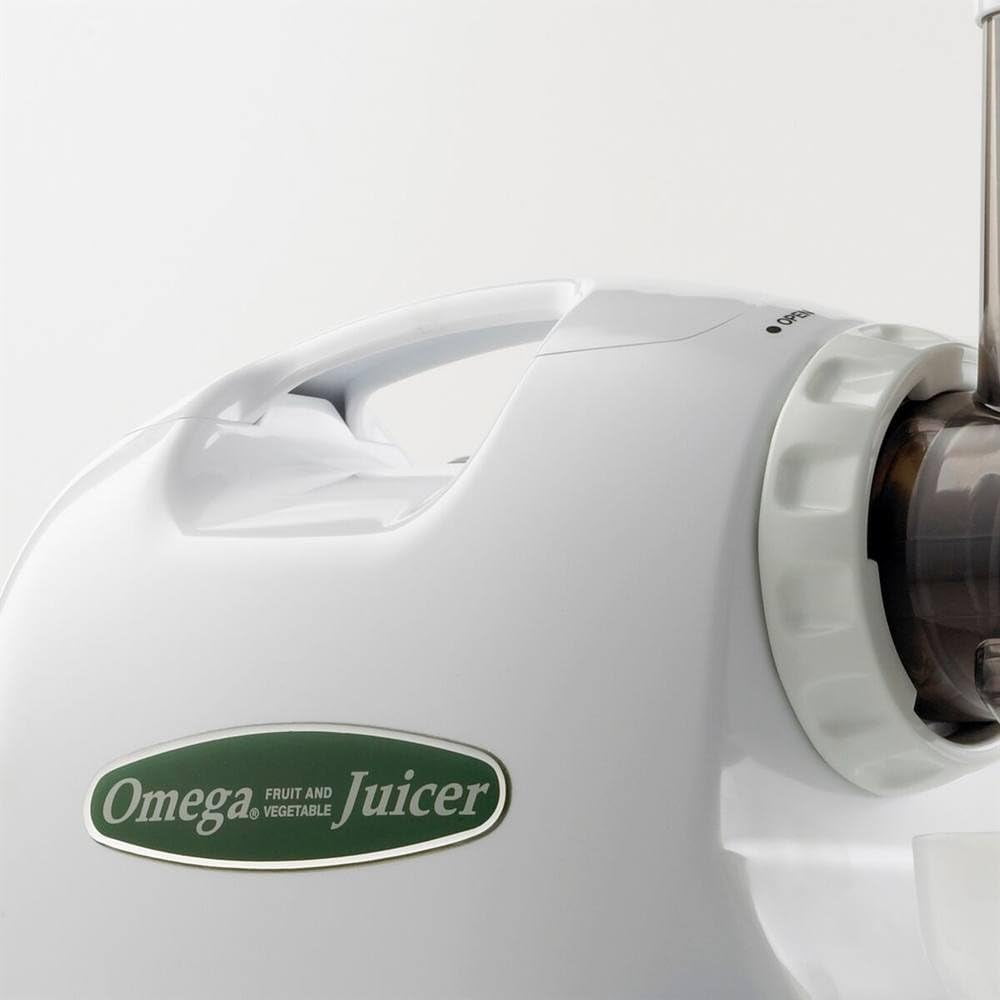 Restored Omega J8004x Nutrition Center Commercial Masticating Juicer, White (Refurbished)