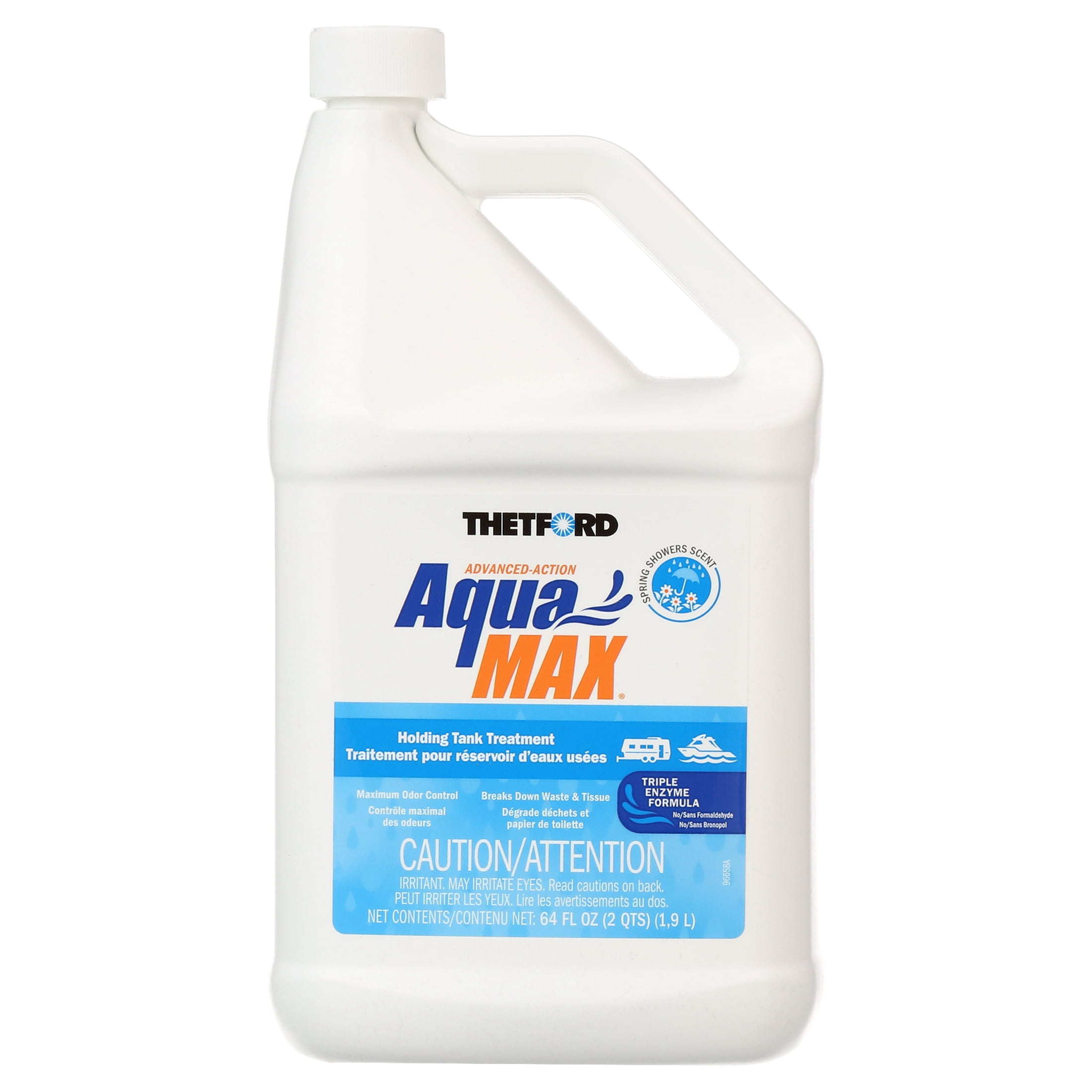 (3 pack) Thetford AquaMax® Spring Showers 64 oz Liquid Holding Tank Treatment