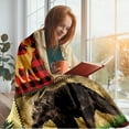 thumbnail image 3 of Rustic Lodge Bear Deer Moose Cabin Soft Blanket,Soft Throw Blanket for Bed Sofa,Fuzzy Blanket Cozy Throw Blanket for Office Home 50x60 in, 3 of 6