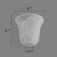 thumbnail image 4 of Pantalla de vidrio Giluta en forma de campana de alabastro para ventilador de techo, 4 of 8