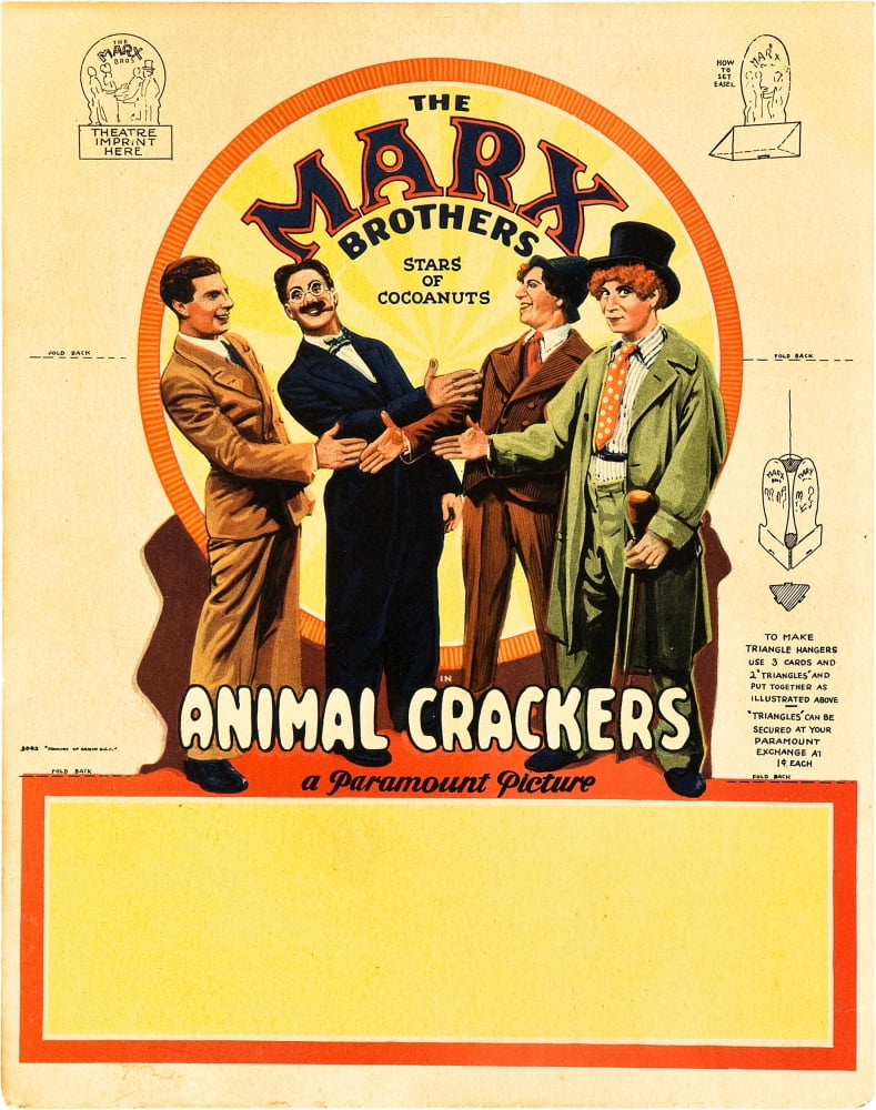 Animal Crackers Movie Poster Masterprint (11 x 17)