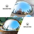thumbnail image 2 of 4 Pcs Boules d'Hémisphère en Acier Inoxydable Miroirs de Jardin, 2 of 6
