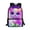 Neon Rainbow Kitten Print, variant on Fantasy Sea Turtle School Backpack for Age 6-18 Large Capacity Lightweight Water Resistant Bookbag for Boys Girls Elementary Middle High School Back to School Use