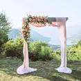 thumbnail image 5 of Gymchoice Wedding Stage Decorations Backdrop Party Drapes, ElasticOutdoor Drapery for Wedding Decoration Stage Background Cloth Gauze Curtain, 5 of 7