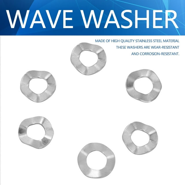 Stainless Steel Wave Washer, Prevent Loosening Wear Wave Washer Widely Used For Appliance For Marine For Automotive
