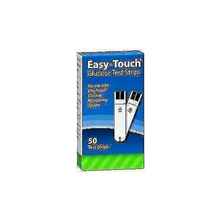Easy Touch Blood Glucose Test Strips - 50 ct, Pack of 2