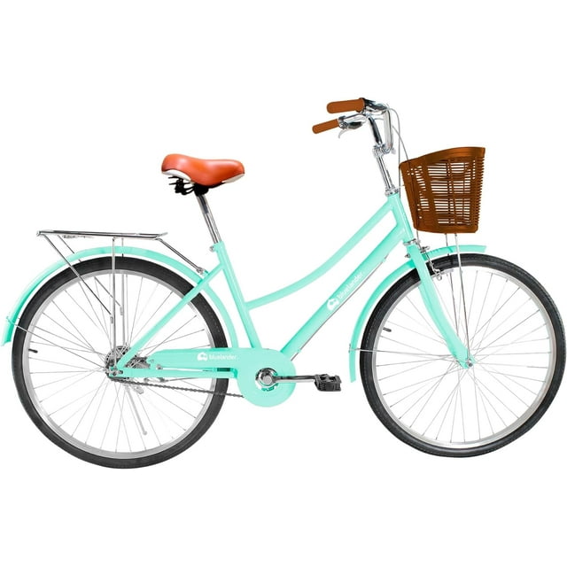 Bicicleta Urbana Bluelander Rodada 29 Diseño Clásico Vintage Turquesa