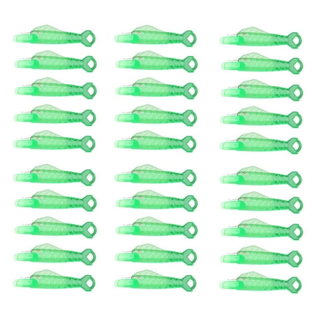 Uanit Small Fish Needle Threader Simple Plastic Hand Sewing Machine Thread Guide Diy Cross Stitch Tool For 30 Pcs Crafting Shape Threaders Artscrafts Sewing