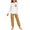 Yellow Outfit for Girls, variant on AINIYS Round Neck Pocket Star Moon Print Jogger Pants Pajama Set Girls Round Neck Pullover Cute Dreamy Sleepwear Outfit Blue 5 Years