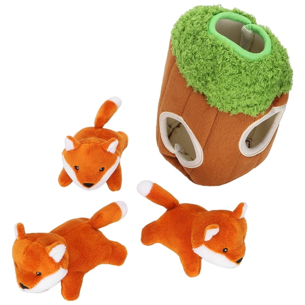 Juego de Juguetes para Perros Chillones para Esconder Y Buscar Zorro Juguete para Masticar para Perros Juguetes para Masticar de Peluche Compañero de Perro para Gatos ANGGREK Otros