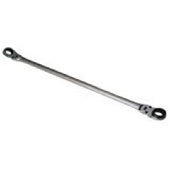 Mountain ex-pffgbxz17191 17 x 19mm Double Box Flexible Reversible Ratcheting Wrench